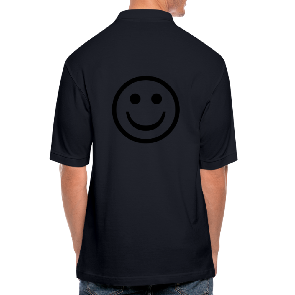 Men's Pique Polo Shirt - midnight navy