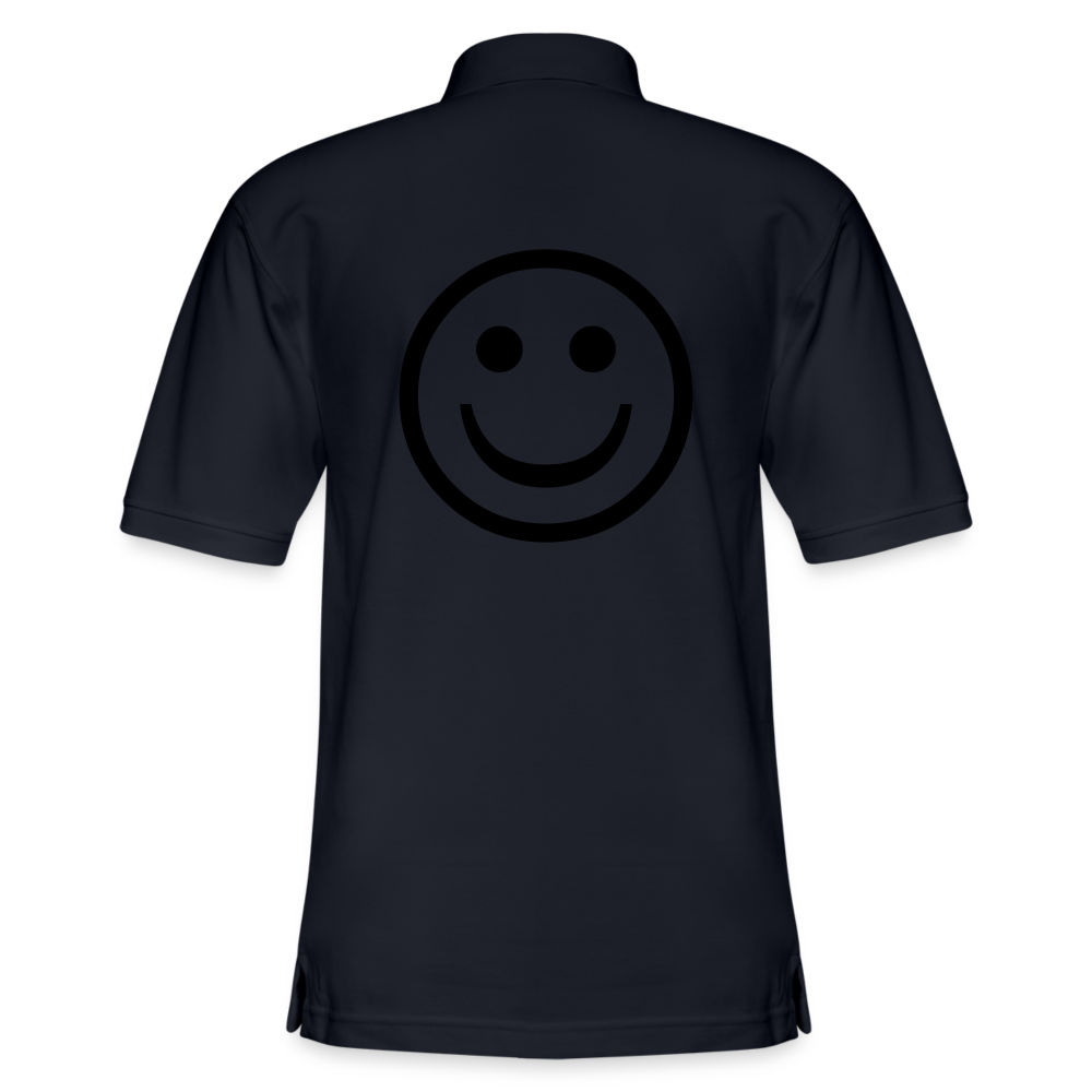 Men's Pique Polo Shirt - midnight navy