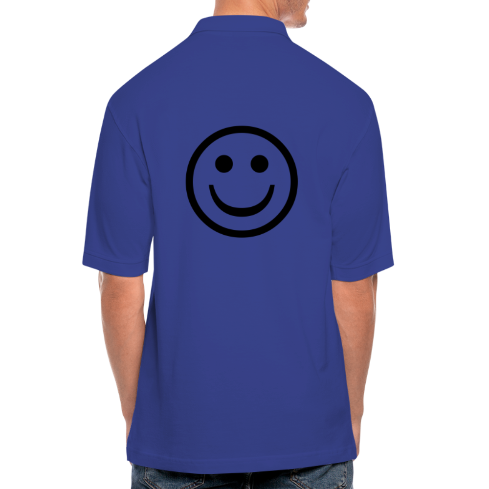 Men's Pique Polo Shirt - royal blue
