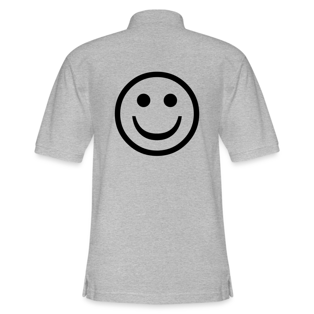Men's Pique Polo Shirt - heather gray