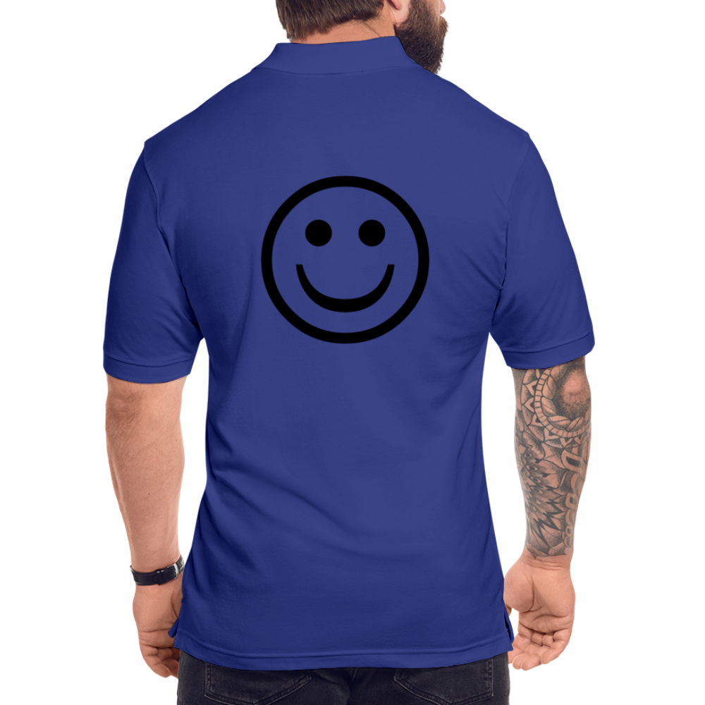 Men's Pique Polo Shirt - royal blue