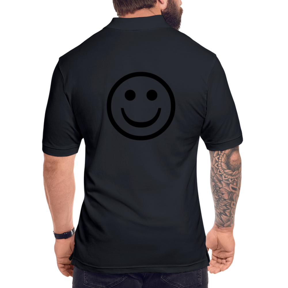 Men's Pique Polo Shirt - midnight navy