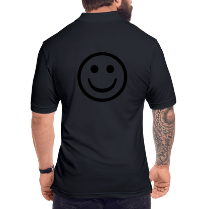 Men's Pique Polo Shirt - midnight navy
