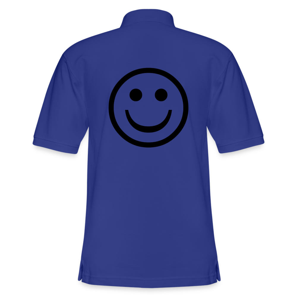 Men's Pique Polo Shirt - royal blue