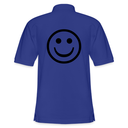 Men's Pique Polo Shirt - royal blue