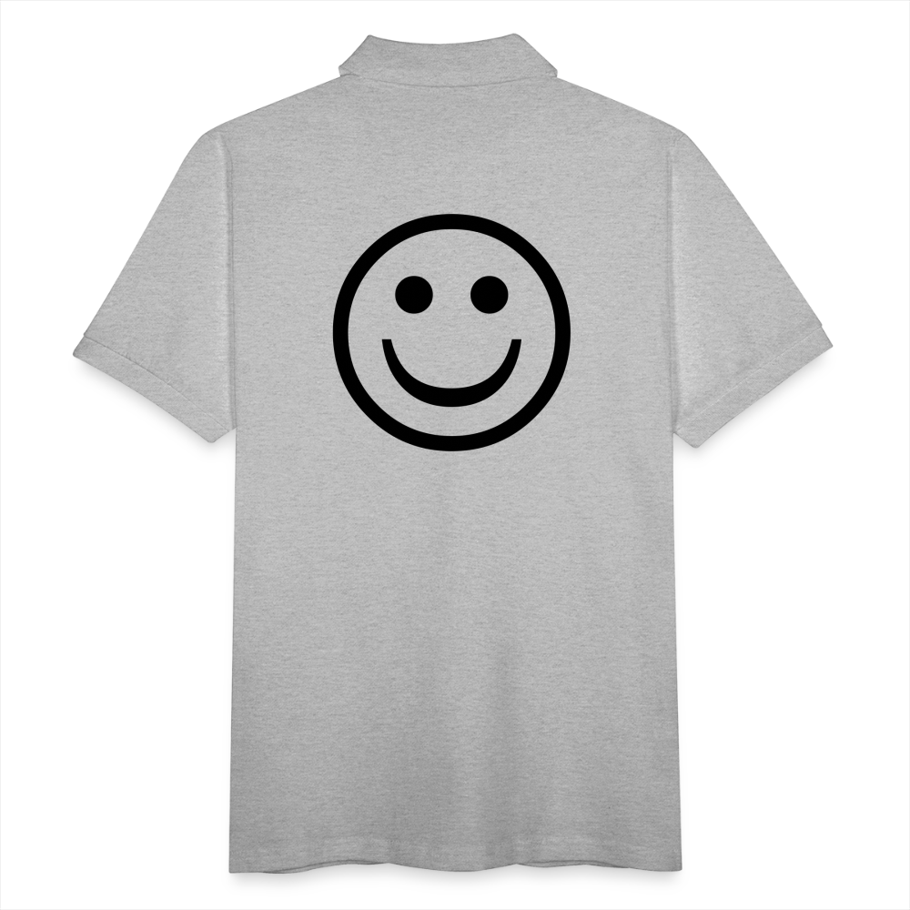 Men's Pique Polo Shirt - heather gray