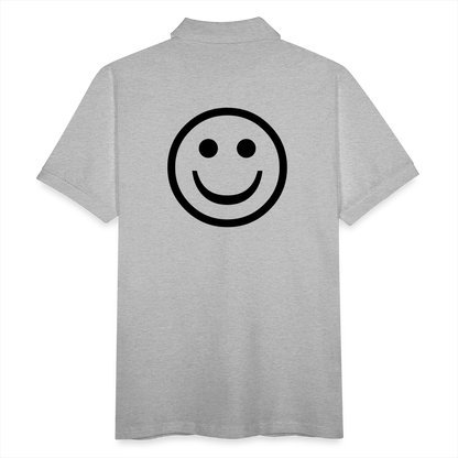 Men's Pique Polo Shirt - heather gray