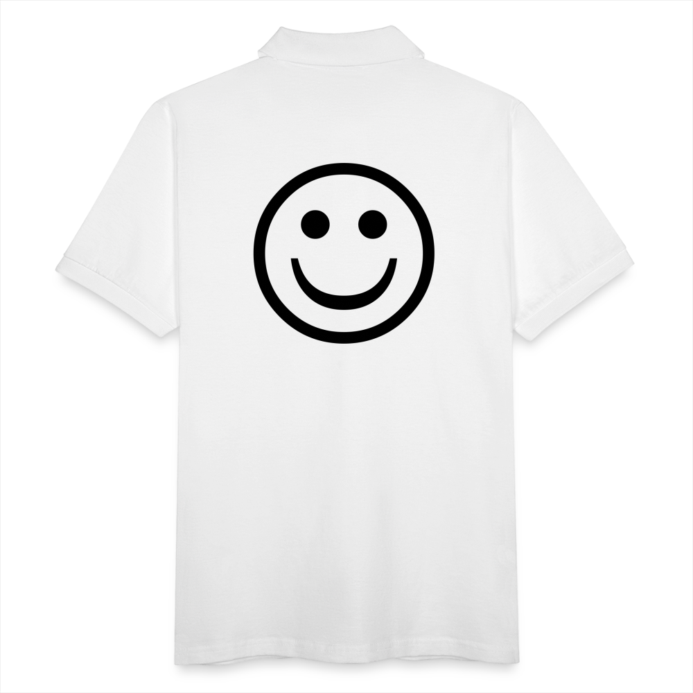 Men's Pique Polo Shirt - white